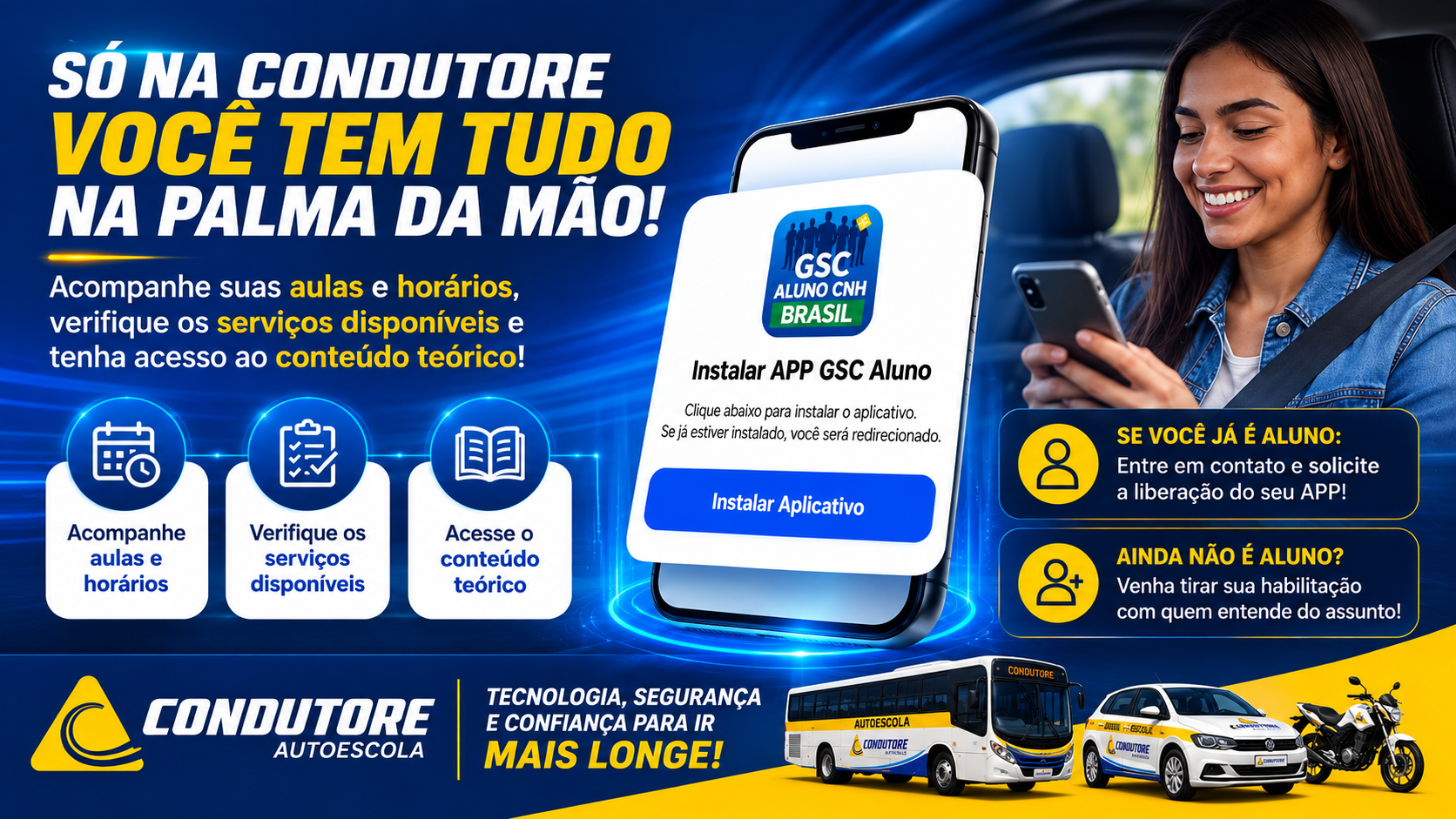 APP AUTOESCOLA CONDUTORE